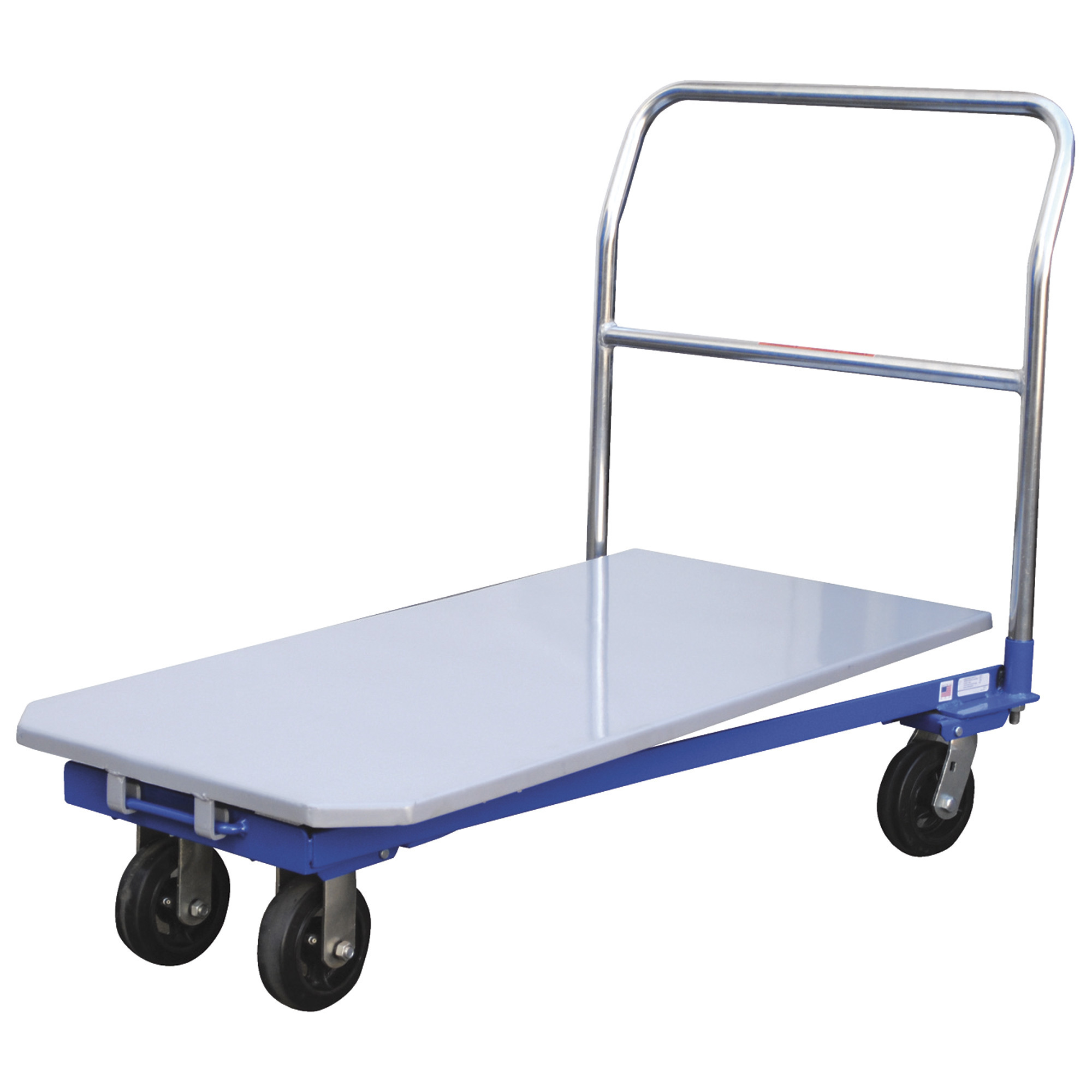 Vestil Nesting Platform Cart - 48in.L x 24in.W, 1,500-Lb. Capacity, Steel, Model# NPCT